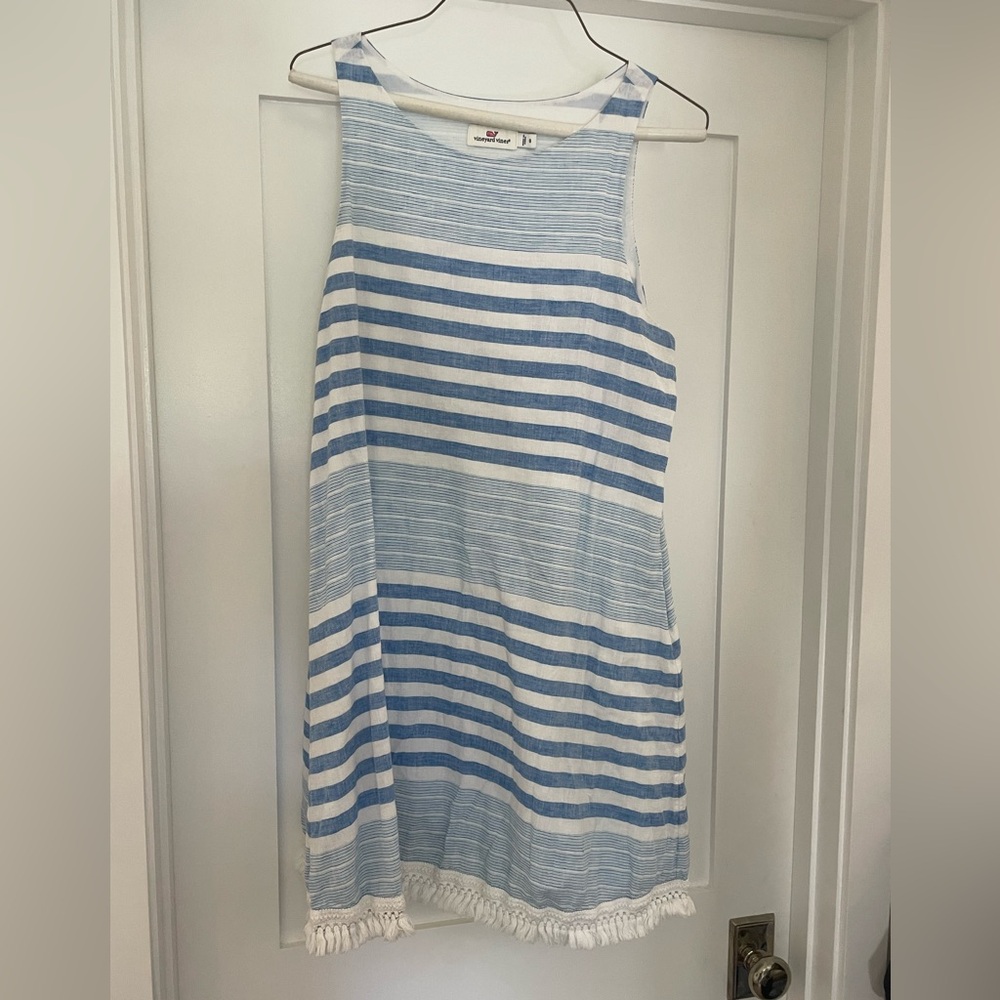 Vineyard Vines Linen Dress. Size 8.